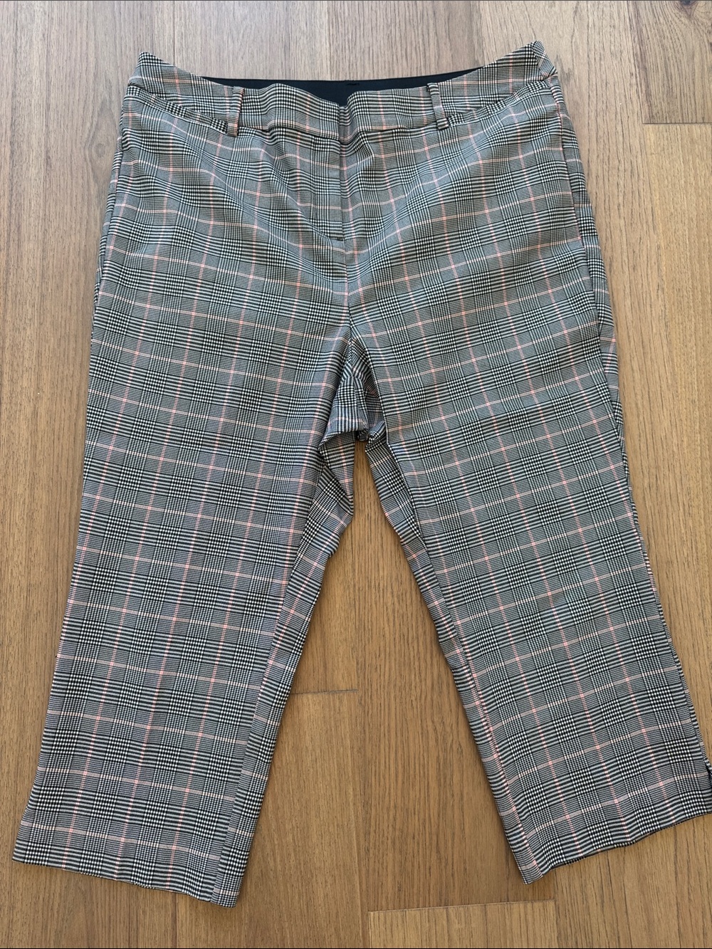 NWOT Lane Bryant 4-Seasons Women’s 20 Mid Rise Ankle Plaid Pants Career Workwear
